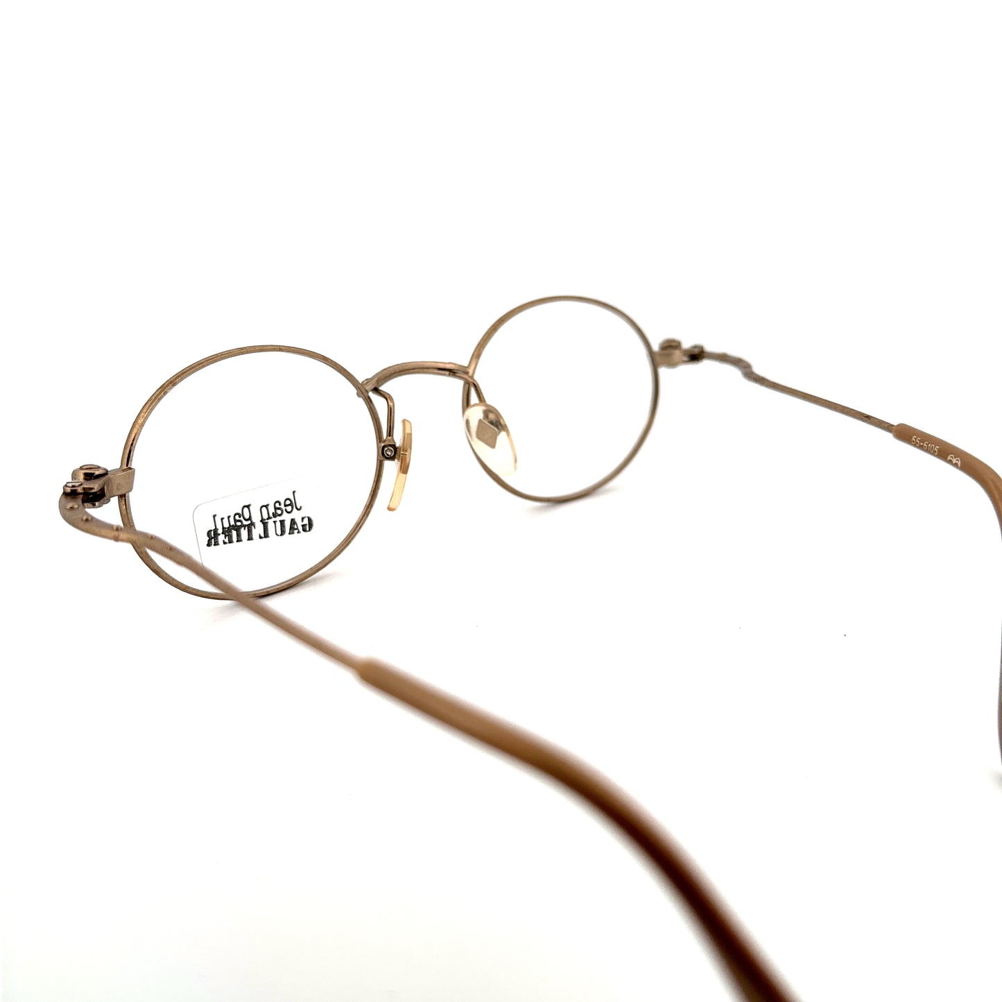 Vintage 90s Jean Paul Gaultier Eyeglasses Frames Mod 55-6105 Oval JPG Japan