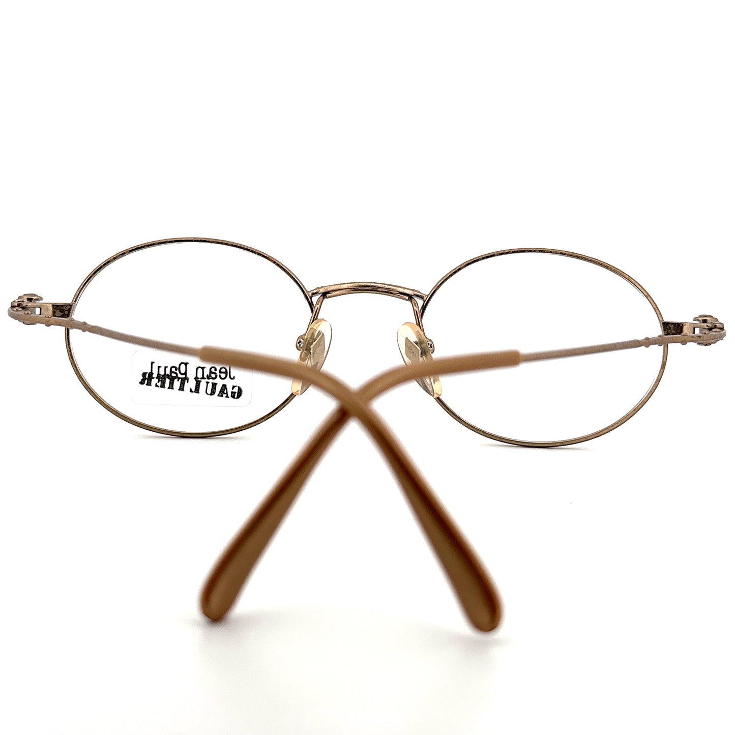 Vintage 90s Jean Paul Gaultier Eyeglasses Frames Mod 55-6105 Oval JPG Japan