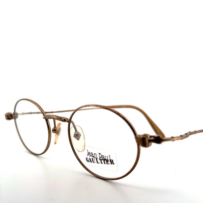 Vintage 90s Jean Paul Gaultier Eyeglasses Frames Mod 55-6105 Oval JPG Japan