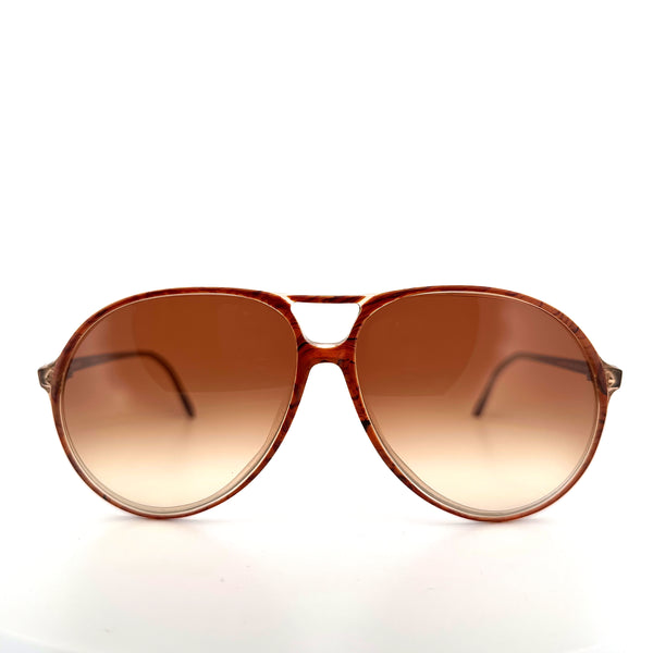 Vintage 70s Actuelle Couture Sunglasses Oversized Aviator Size Medium Made in Germany